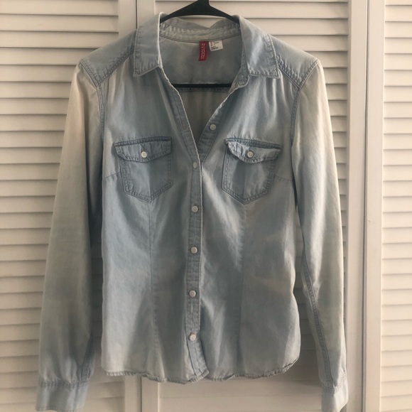 Denim Button Up - Picture 2 of 3